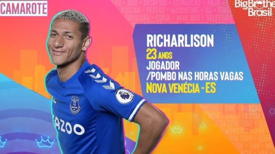 A Gazeta Richarlison é escalado para o BBB e atacante capixaba entra