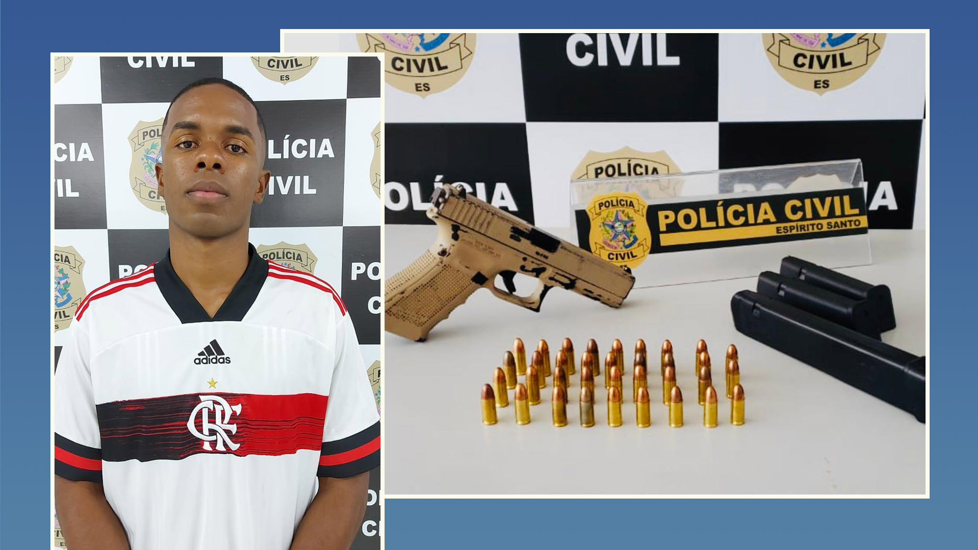 A Gazeta Polícia prende homem apontado como chefe do tráfico de