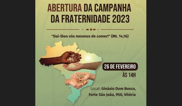 Igreja Católica lança Campanha da Fraternidade 2023 tema contra a