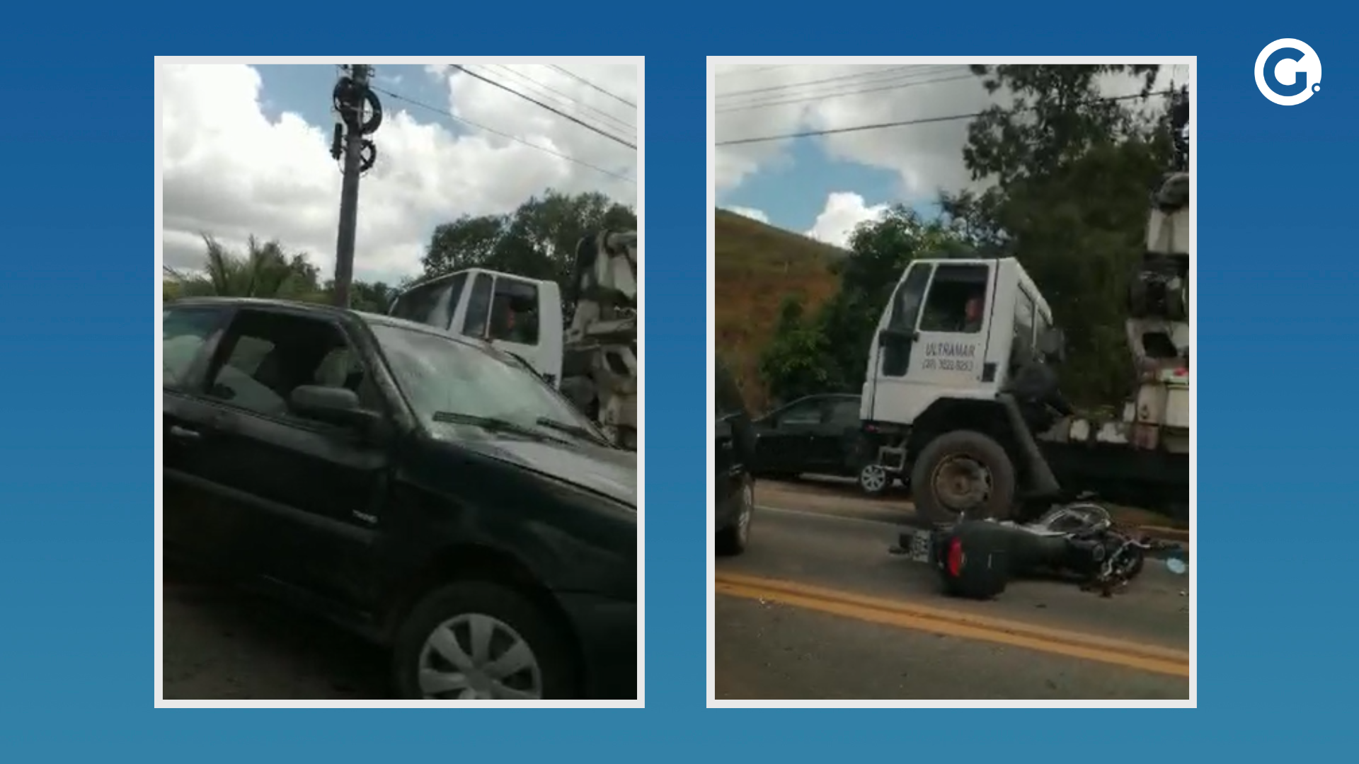 A Gazeta Carro Colide Moto E Deixa Uma Pessoa Ferida Em Cachoeiro