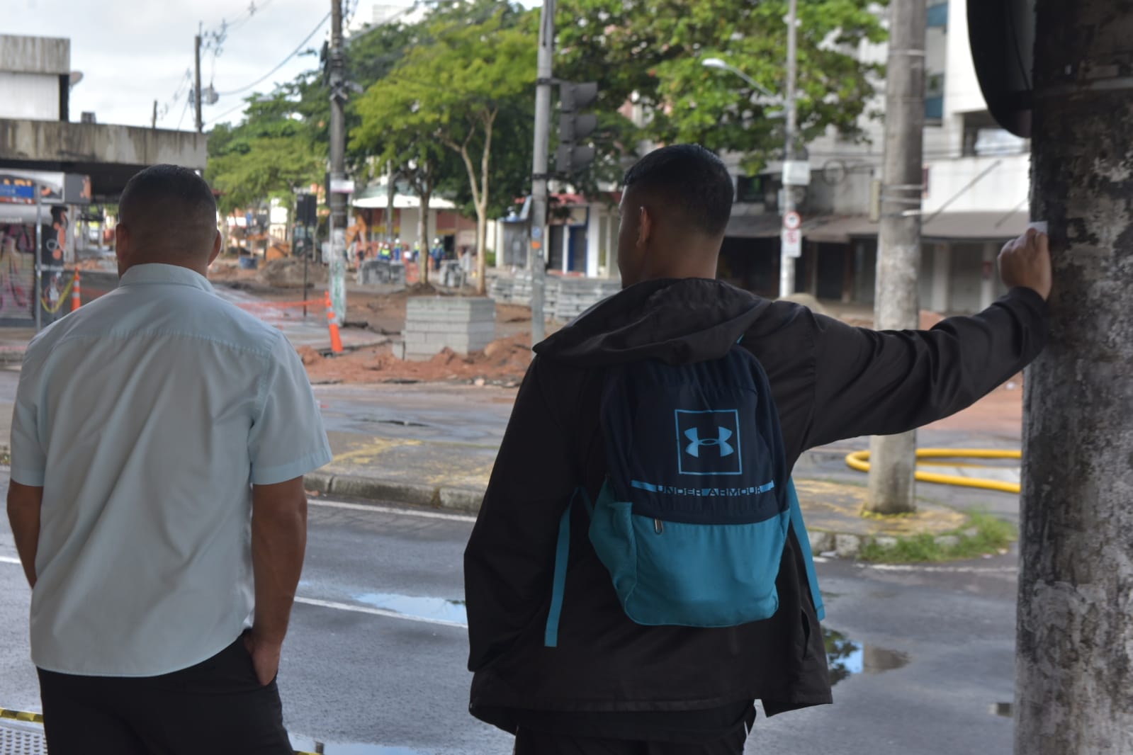 A Gazeta Tubula O Atingida Em Obra Na Rua Da Lama Causa Vazamento De