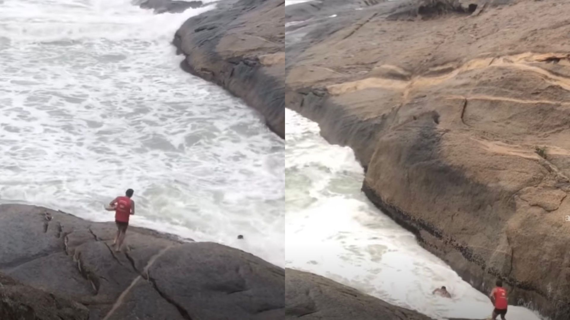 A Gazeta Turistas S O Levados Por Onda Ao Fazerem Selfie Em Praia Do Rj