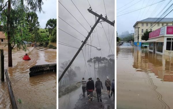 A Gazeta Chuva Intensa Causa Estragos Em Cidades De Santa Catarina