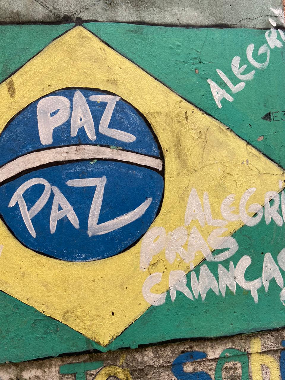 A Gazeta Território do Bem moradores pedem paz faixas em Vitória