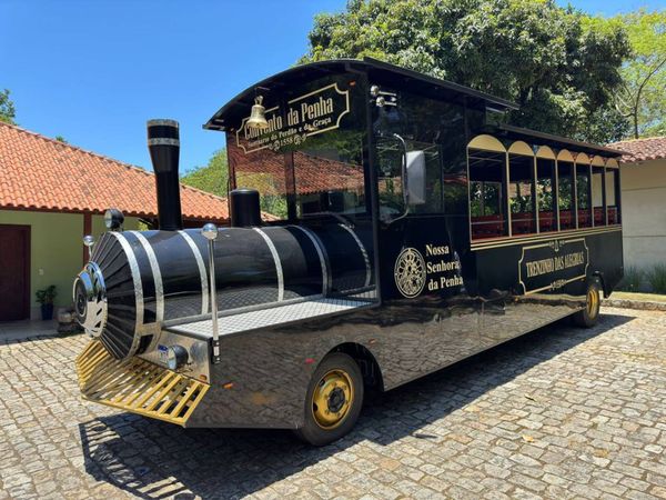 A Gazeta Trenzinho das Alegrias vai transportar fiéis até o Convento