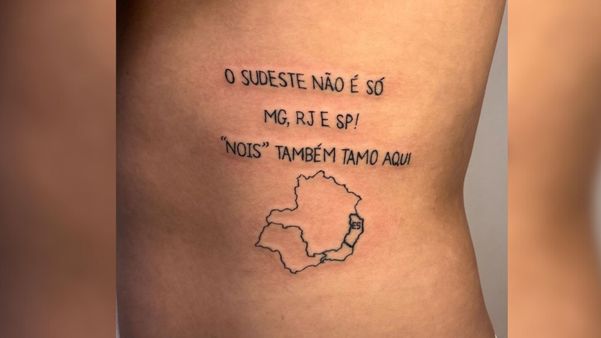 A Gazeta Sudeste N O S Mg Rj E Sp Influenciador Faz Tatuagem