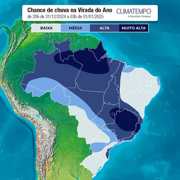 A Gazeta Vai Chover Na Virada Do Ano Saiba A Previs O Do Tempo De