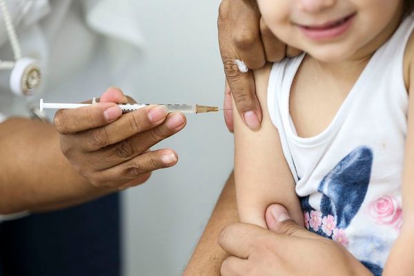 Dia D de mobilização da Campanha Nacional de Vacinação contra a Poliomielite e Sarampo. . Crédito: Marcelo Camargo/Agência Brasil