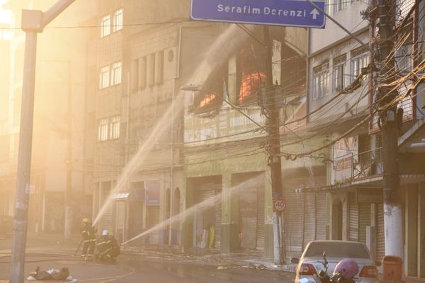 20/09/2019 - Incêndio na Vila Rubim, Vitória. Fotos: Carlos Alberto Silva por Carlos Alberto Silva