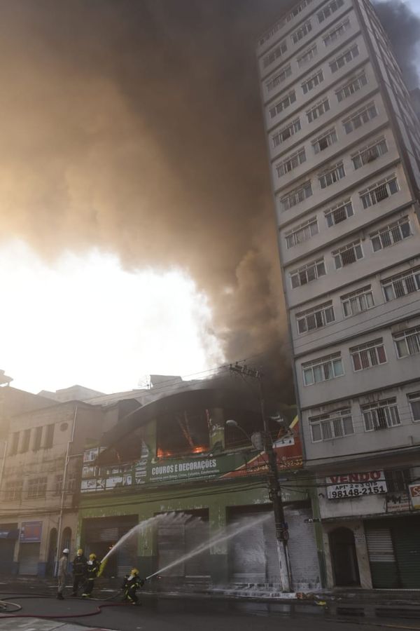 20/09/2019 - Incêndio na Vila Rubim, Vitória. Fotos: Carlos Alberto Silva por Carlos Alberto Silva