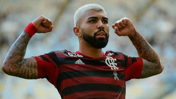 Gabigol, atacante do Flamengo. Crédito: Alexandre Vidal/Flamengo