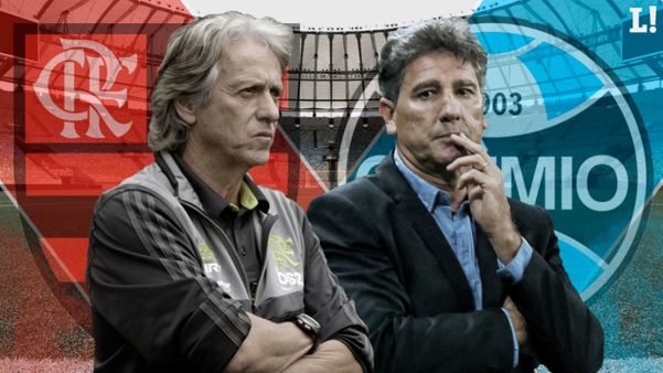 Jorge Jesus, técnico do Flamengo vai protagonizar um duelo à parte com Renato Gaúcho, treinador do Grêmio. Crédito: Marcelo Moraes/Lance!