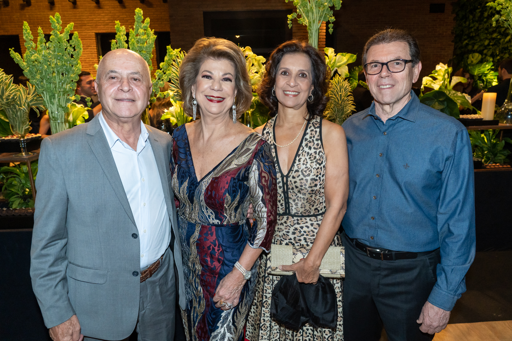 Luiz Carlos e Valéria Nemer, Maria e Luiz Wagner Chieppe