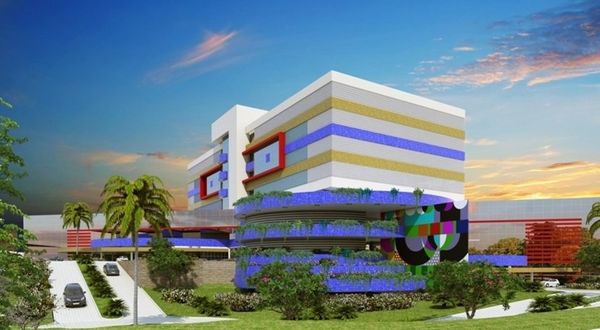 Projeção Hospital Cariacica: obras da nova unidade começaram este ano. Crédito: Divulgação