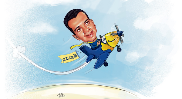 Max Filho decola rumo à reeleição em 2020. Crédito: Amarildo