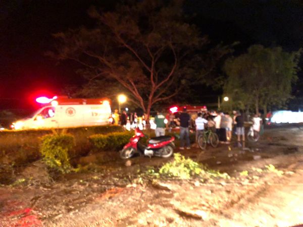 Unidades de resgate do Samu e dos Bombeiros foram ao local do acidente, mas o homem já estava sem vida na BR 262, em Venda Nova do Imigrante. Crédito: Internauta