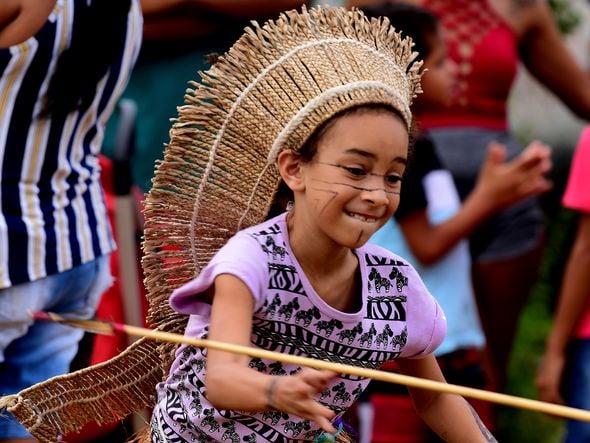 Data: 09/10/2019 - ES - Vitória - Criança da aldeia Caieiras Velha - Ensaio fotográfico para o Dia das Crianças por Ricardo Medeiros