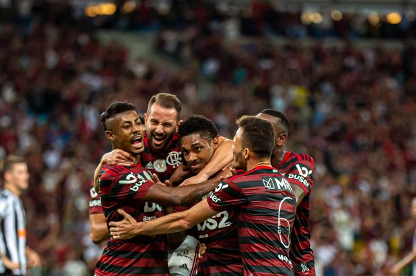 O Flamengo venceu o Atlético-MG com autoridade no Maracanã. Crédito: Marcelo Cortes/Flamengo