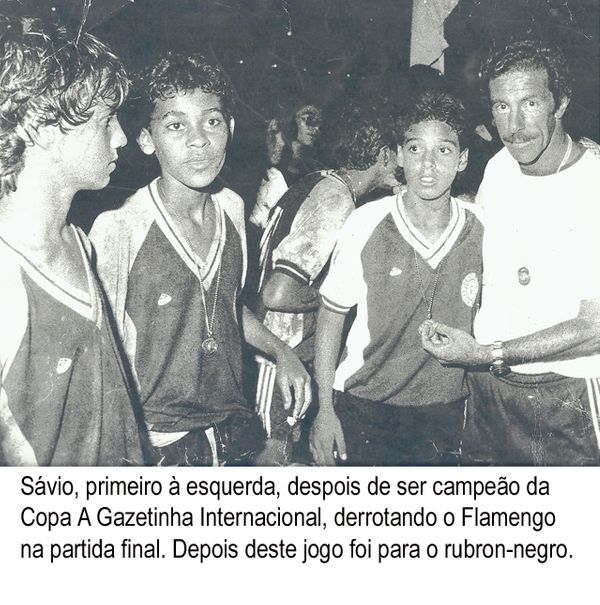 Sávio após partida da Copa A Gazetinha por Acervo Pessoal/Janc