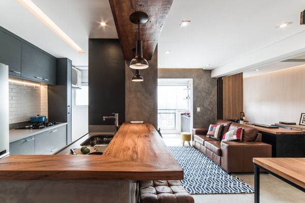 Saiba como adotar o estilo industrial na decoração. Projeto: Pietro Terlizzi Arquitetura. Crédito: Guilherme Pucci