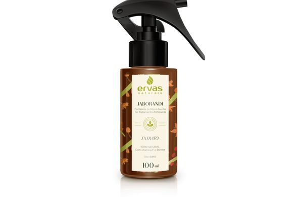 Esfoliante da marca Ervas Naturais, rico em biotina, extrato de jaborandi e cascas de nozes, contribuindo para o crescimento capilar por Divulgação