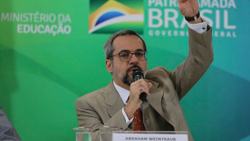 O ministro da Educação, Abraham Weintraub