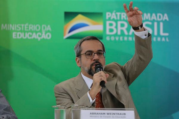 O ministro da Educação, Abraham Weintraub, foi alvo de pedido de impeachment por parte de um grupo de parlamentares. Crédito: José Cruz/Agência Brasil