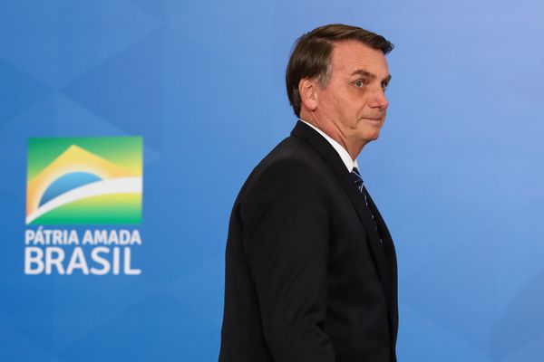 O presidente da República, Jair Bolsonaro, durante Solenidade do Bolsa Família