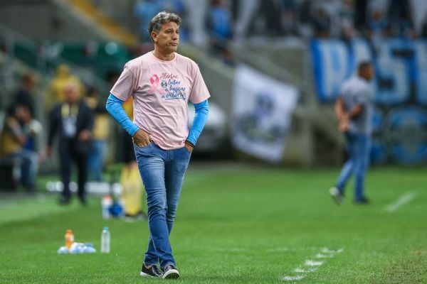 Renato Gaúcho, técnico do Grêmio, está insatisfeito com o nível do futebol brasileiro
