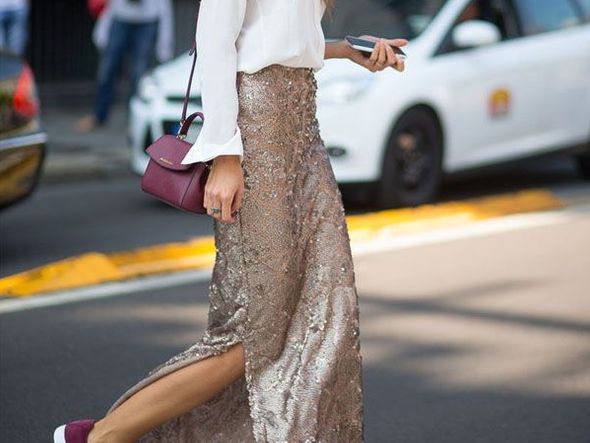 Roupas de festa no dia a dia  por Divulgação Pinterest