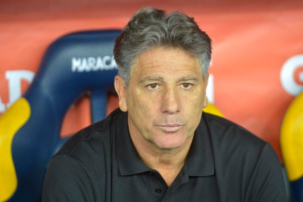 O técnico Renato Gaúcho do Grêmio durante a partida entre Flamengo e Grêmio, válida pela Semifinal da Copa Libertadores 2019