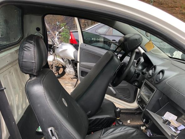 Imagens da casa do suspeito de estuprar oito mulheres no ES por Divulgação/Polícia Civil