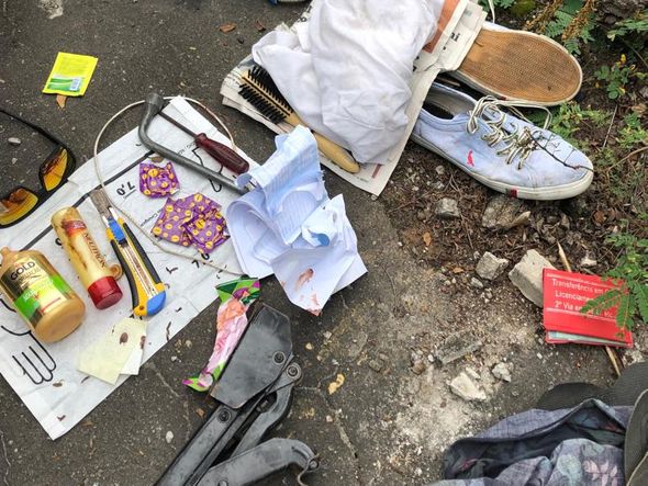 Imagens da casa do suspeito de estuprar oito mulheres no ES por Divulgação/Polícia Civil