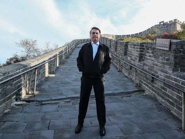 (Pequim - China, 24/10/2019) Presidente da República, Jair Bolsonaro, visita à Grande Muralha. por Isac Nóbrega/PR