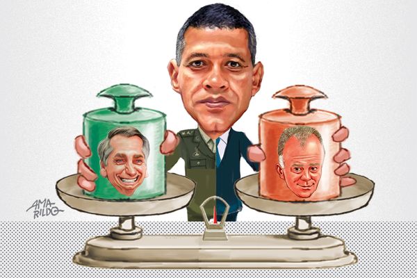 Coronel Quintino: entre ser do partido de Bolsonaro e apoiar Renato Casagrande. Crédito: Amarildo