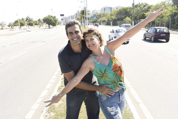 Marcella Gomes Surlo Amaral,45 e Paulo Fernando Rabelo Amaral,47, se conheceram no Vital e se casaram . Crédito: Fabio Vicentini