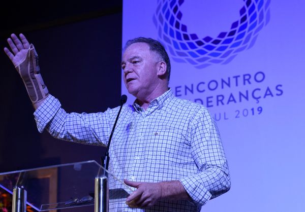 O governador do Espírito Santo, Renato Casagrande (PSB), no Encontro de Lideranças. Crédito: Carlos Alberto  Silva