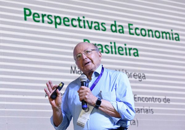 O economista Maílson da Nóbrega no Encontro de Lideranças. Crédito: Carlos Alberto Silva