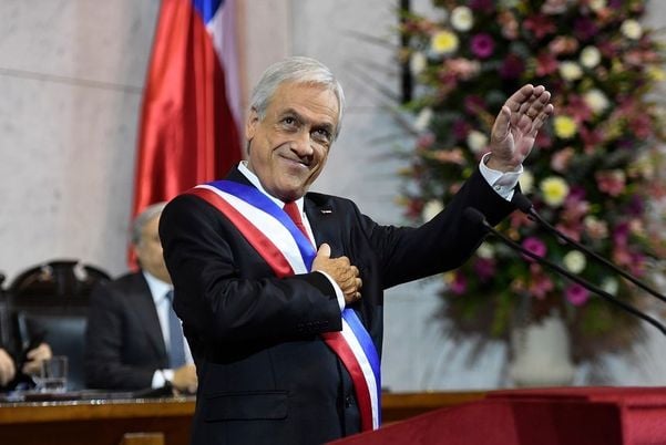 O presidente do Chile, Sebastián Piñera
