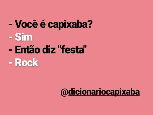 Gírias do capixaba por Divulgação/ Instagram