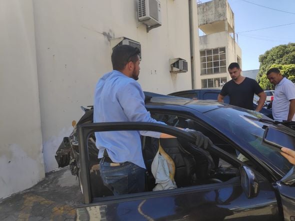 Perícia em Audi envolvido em acidente na Dante Michelini por Isaac Ribeiro