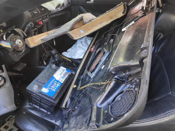 Audi A3 envolvido em acidente com dois mortos na Avenida Dante Michelini em Vitória por Isaac Ribeiro 