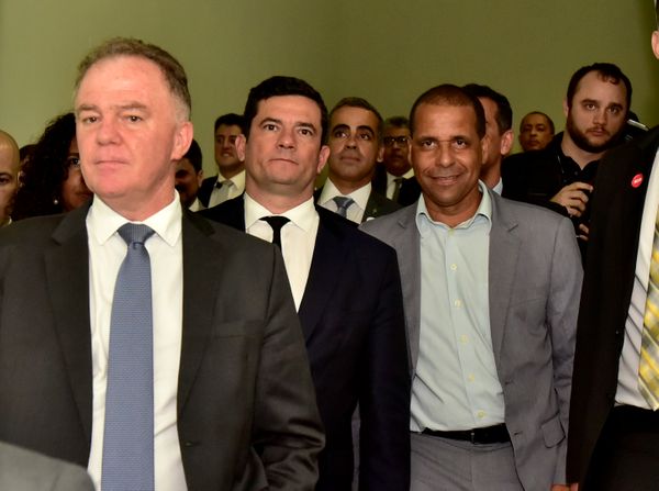Data: 29/10/2019 - ES - Cariacica - Visita do Ministro da Justiça e Segurança Pública do Brasil, Sergio Moro, em Cariacica - Editoria: Política - Foto: Fernando Madeira - GZ por Fernando Madeira