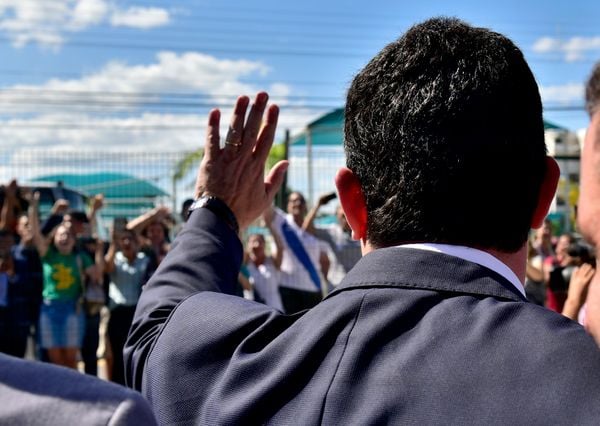 O ministro da Justiça e Segurança Pública Sergio Moro durante visita ao ES  por Fernando Madeira