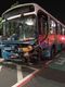 Ônibus envolvido em acidente com morte na Avenida Dante Michelini(Internauta)