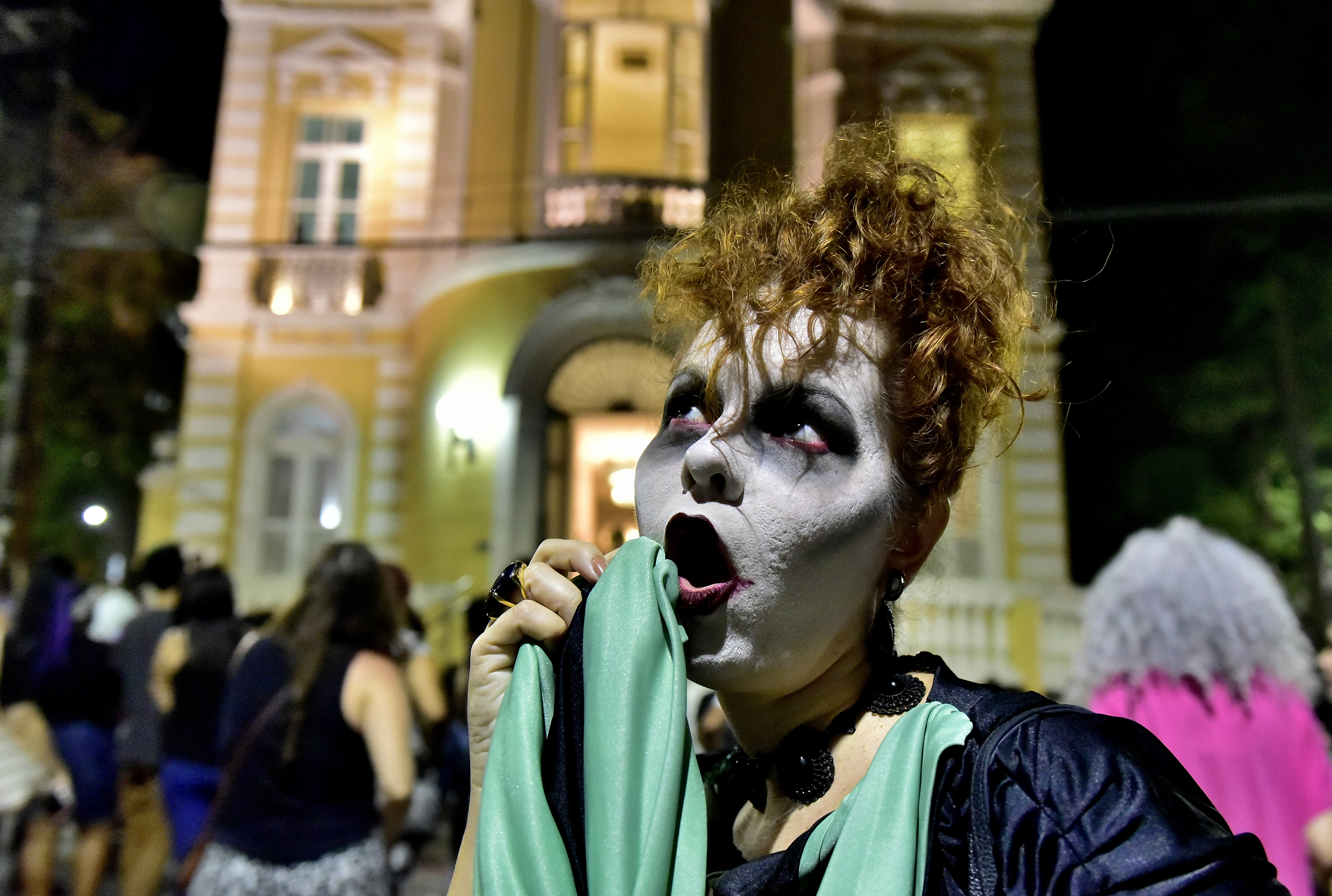 Data: 31/10/2019 - ES - Vitória - Caminhada cultural do Dia das Bruxas no Centro de Vitória - Editoria: Cidades - Foto: Fernando Madeira - GZ