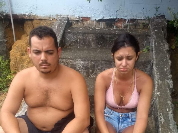 Walter Antônio Gonzalez Alvarez e Géssica da Silva Almeida são acusados pelo crime de tráfico de drogas e foram presos em Cariacica por Divulgação | Polícia Militar