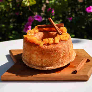 Imagem - Bolo de maçã com canela: conheça a receita da chef Sylvia Lis