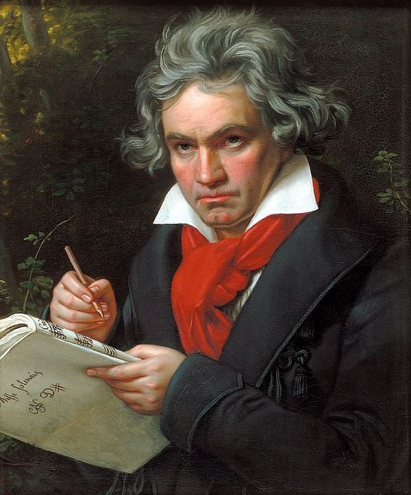 Retrato de Ludwig van Beethoven, por Joseph Karl Stieler, 1820