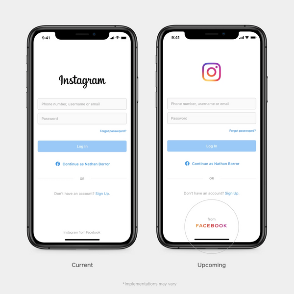 Facebook apresenta nova marca. Crédito: Reprodução/Facebook